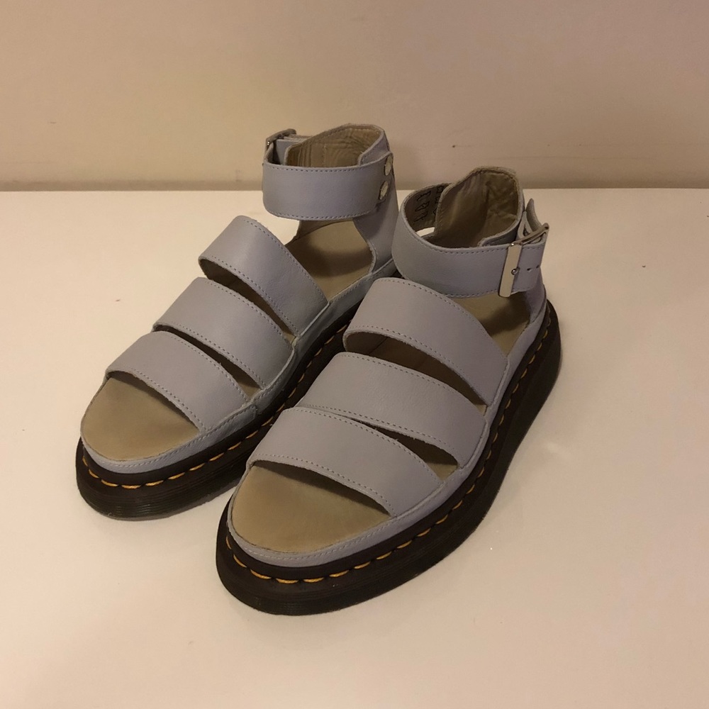 Dr. Martens platform strappy shoes